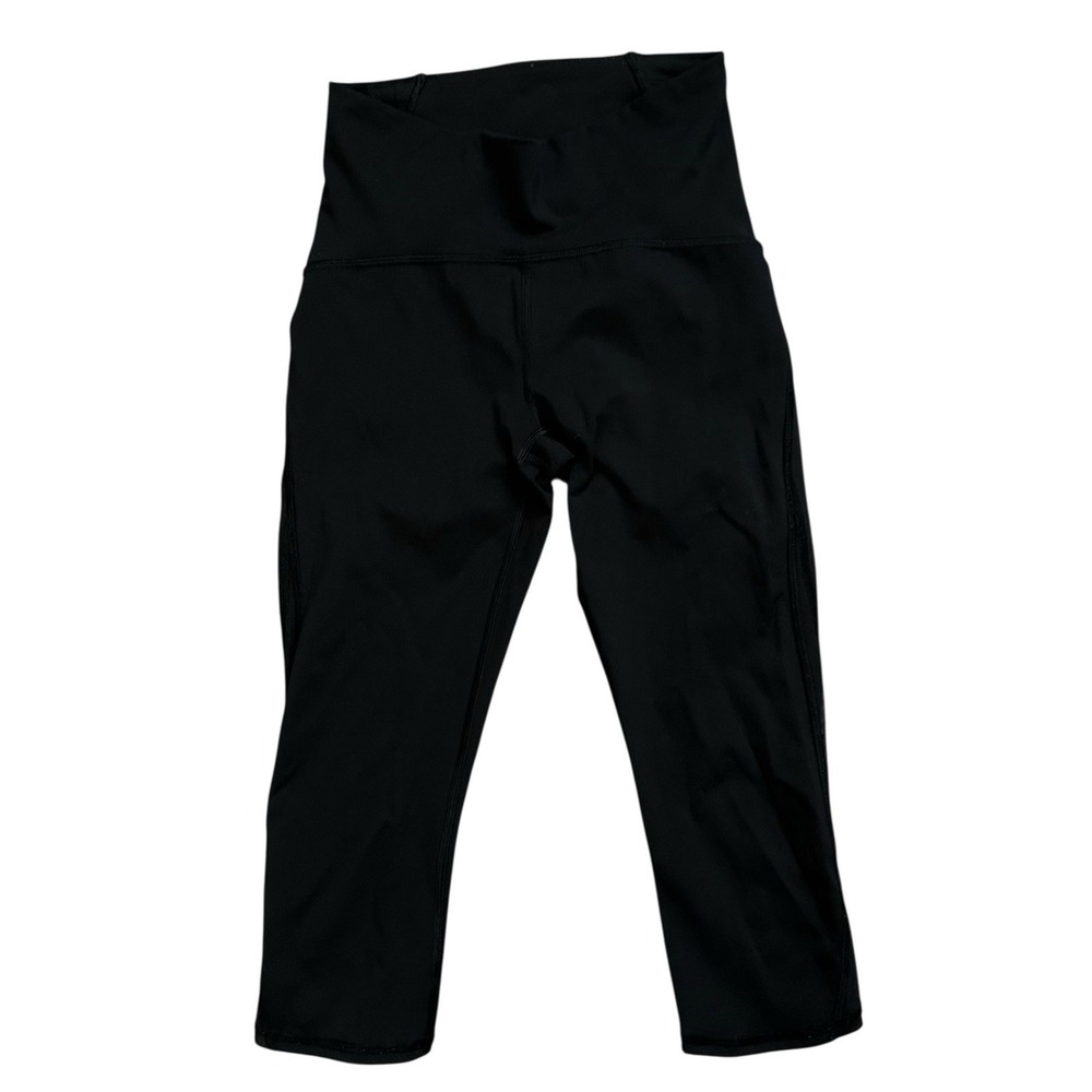 Lululemon Train Times All Black Size 4 Leggings Gym Pants